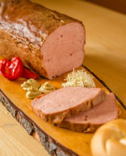 Leberkäse aus eigener Produktion